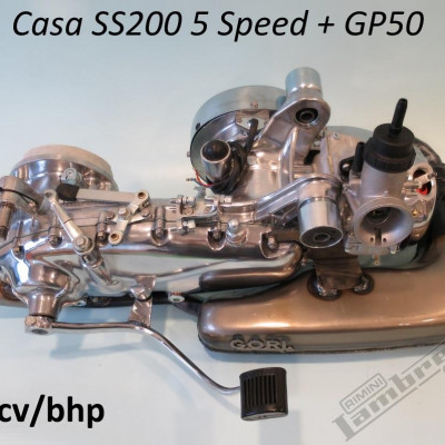Tuned Lambretta SS200 5 speed engine - Giosoppo, Lecce - Italy