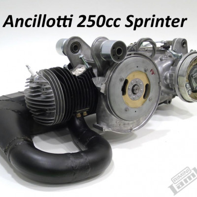 Restoration of Lambretta 250cc record breaking engine - Alberto Ancillotti, Florence, Italy