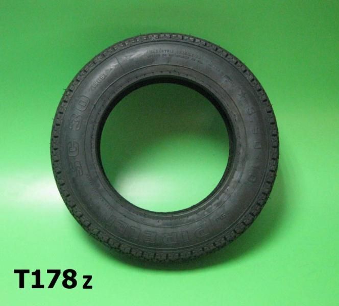Tyre 3.50 x 10 Pirelli SC30 Lambretta LI + TV + SX + Special + DL + Serveta