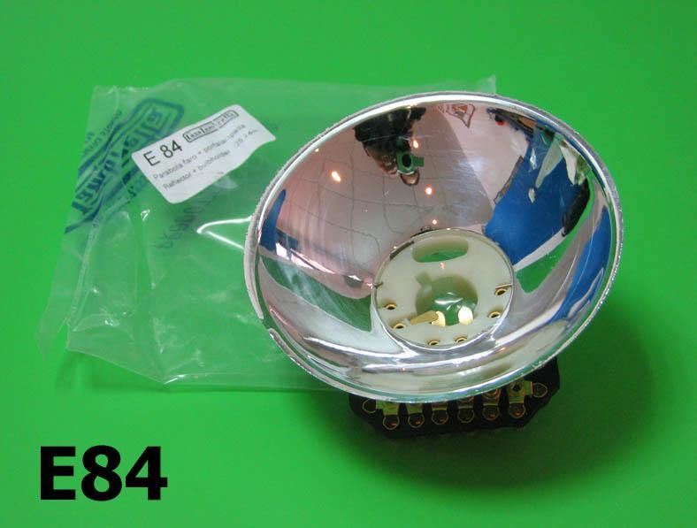 J125 M4 Headlamp reflector with bulb holder