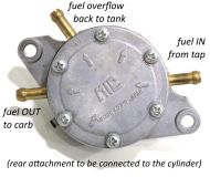 Complete Mikuni petrol fuel pump kit