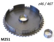Corona campana frizione z46 per Lambretta J50 (Vers.1)