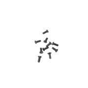 4 x 12mm domed countersunk screw with slot type head (pack of 10)