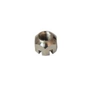 Nickle plated domed castle nut for front fork springs Lambretta C + LC