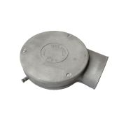 Scatola filtro in metallo SENZA FILTRO INTERNO per Lambretta LI S1 prima versione (1958)