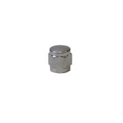 Chrome front hub nut Lambretta C + LC + D + LD