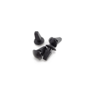 Set di tappi copri foro Scootopia in gomma nera per Lambretta  DL + Serveta (4pz)