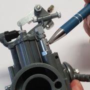 Supporto registro cavo starter al carburatore Dell'Orto Lambretta D/LD + LI + TV + SX + Special + DL