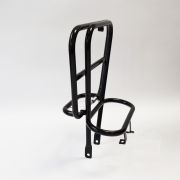 Portapacchi posteriore Two Four con portaruota per Lambretta Lui 50/75 NERO