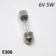 Lampadina siluro 6V 5W per fanale posteriore Lambretta LI S1 + S2 + TV1 + TV2