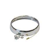 Ghiera cromata faro anteriore Lambretta LI S1 + TV1