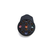 Morsettiera Scootopia 6V tonda per fili elettrici Lambretta LI S3 + Special + SX (1965-1969) + DL + J100 + J125 + Serveta