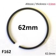 62mm (2.5mm thick) high quality original type piston ring