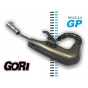Gori GP exhaust with standard cylinder attachment for Lambretta LI + TV2/3 + SX + Special + GP/DL