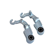 Biellette Scootopia con supporti ammortizzatori supplementari per freno a tamburo Lambretta LI + SX