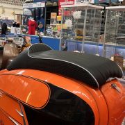 Sella -BGM Longtail - Lambretta LI, SX, TV, DL, GP - con snapper magnetico