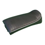 Sella sportiva RLC Dante Longback Nera per Lambretta LI + TV + SX + Special + DL + Serveta