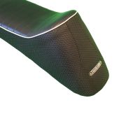 Sella sportiva RLC Dante Longback Nera per Lambretta LI + TV + SX + Special + DL + Serveta