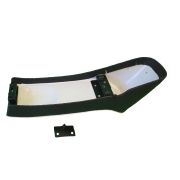 Sella sportiva RLC Dante Longback Nera per Lambretta LI + TV + SX + Special + DL + Serveta