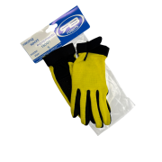 Guanti moto ‘RB Formula’ tessuto resistente giallo