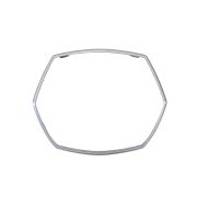 Cornice faro anteriore grigia per Nuova Lambretta V-Special