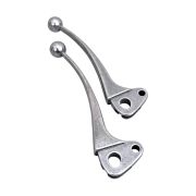 Pair of ball ended clutch + front brake levers (large type) for Lambretta LI S1, LI S2, TV2