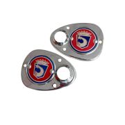 Ardor fork covers for Lambretta D + LD, rechromed.
