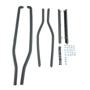 Kit profili in plastica grigi per pedane Casa Lambretta Lambretta LI S3 + TV3 + Special + SX