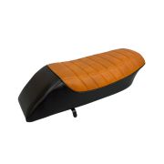 Complete seat - Black/Brown - Lambretta J50 Special