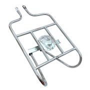 Portapacchi / portaruota di scorta posteriore orizzontale per Lambretta LI S1 /S2 + TV1 + TV2