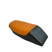 Complete seat - Black/Brown - Lambretta J50 Special