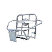 Portapacchi posteriore verticale con portaruota di scorta modello Lusso Lambretta LI S1/ S2 + TV1 + TV2
