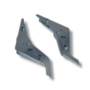 Pedane passeggero CNC ARGENTO Lambretta V Special 50 +125 + 200