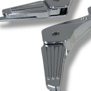 Pedane passeggero CNC ARGENTO Lambretta V Special 50 +125 + 200