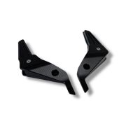 Passenger footboard extension CNC BLACK Lambretta V Special 50 +125 + 200