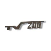 TV200 legshield badge