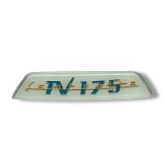Rear frame badge 'TV175' for Lambretta TV3 early models + TV200