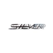 Silver legshield badge for Lambretta Special 150 Silver version