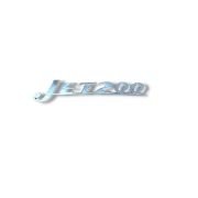 'Jet 200' chromed front legshield badge for Serveta Jet200