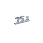 Legshield badge '75S' for Lambretta Lui Vega 75cc