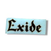Coppia di adesivi 'Exide' per batteria