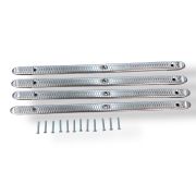 Listelli poggiapiedi in alluminio Lambretta C (set di 4pz)