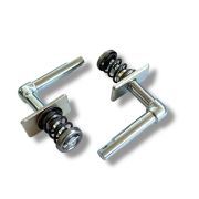 Pair of internal sidepanel handle mechanisms Lambretta  LI S1 + S2 + TV1 + TV2