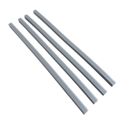 Legshield floor runners grey rubber set Lambretta LI S3 + Special + SX + TV3 + Serveta