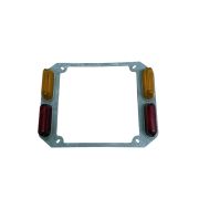Original Biemme plate surround in original plastic grey and lights