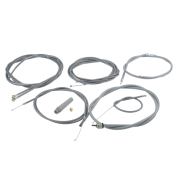 Lambretta Series LI + SX + TV Grey Teflon Cable Set by RMS
