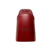 RLC Racing Line bolt-on seat Lambretta LI S3 + TV3 + Special + SX + GP + Serveta Red with yellow stitching.