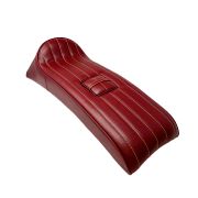 RLC Racing Line bolt-on seat Lambretta LI S3 + TV3 + Special + SX + GP + Serveta Red with yellow stitching.