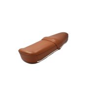 Brown tan Pegasus 'flatbase' seat  HIGH fronted version for Lambretta LI + TV + SX + DL + Serveta