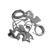 Kit parti in gomma grigia Scootopia per Lambretta LI S3 125/150cc